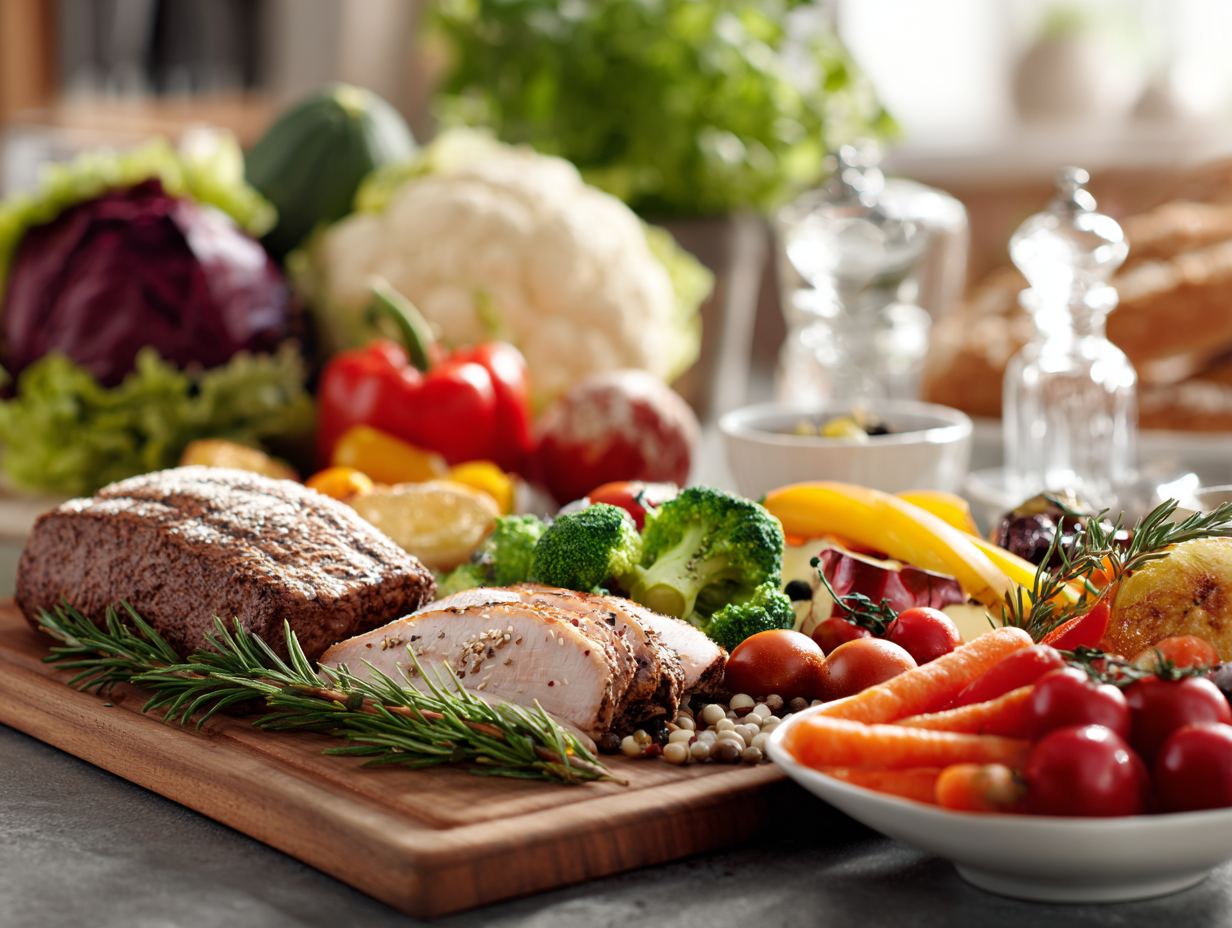 Збалансоване харчування з різноманітними продуктами